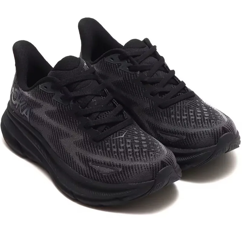 Hoka One One Women's Clifton 9 Black/Black-2